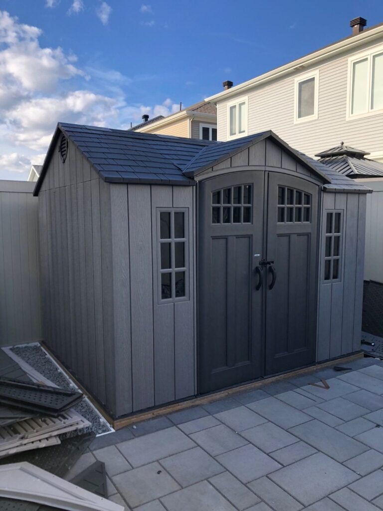 Custom Storage Shed Install